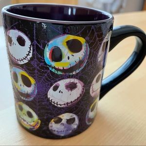 Nightmare Before Christmas Colorful Spiderweb Mug